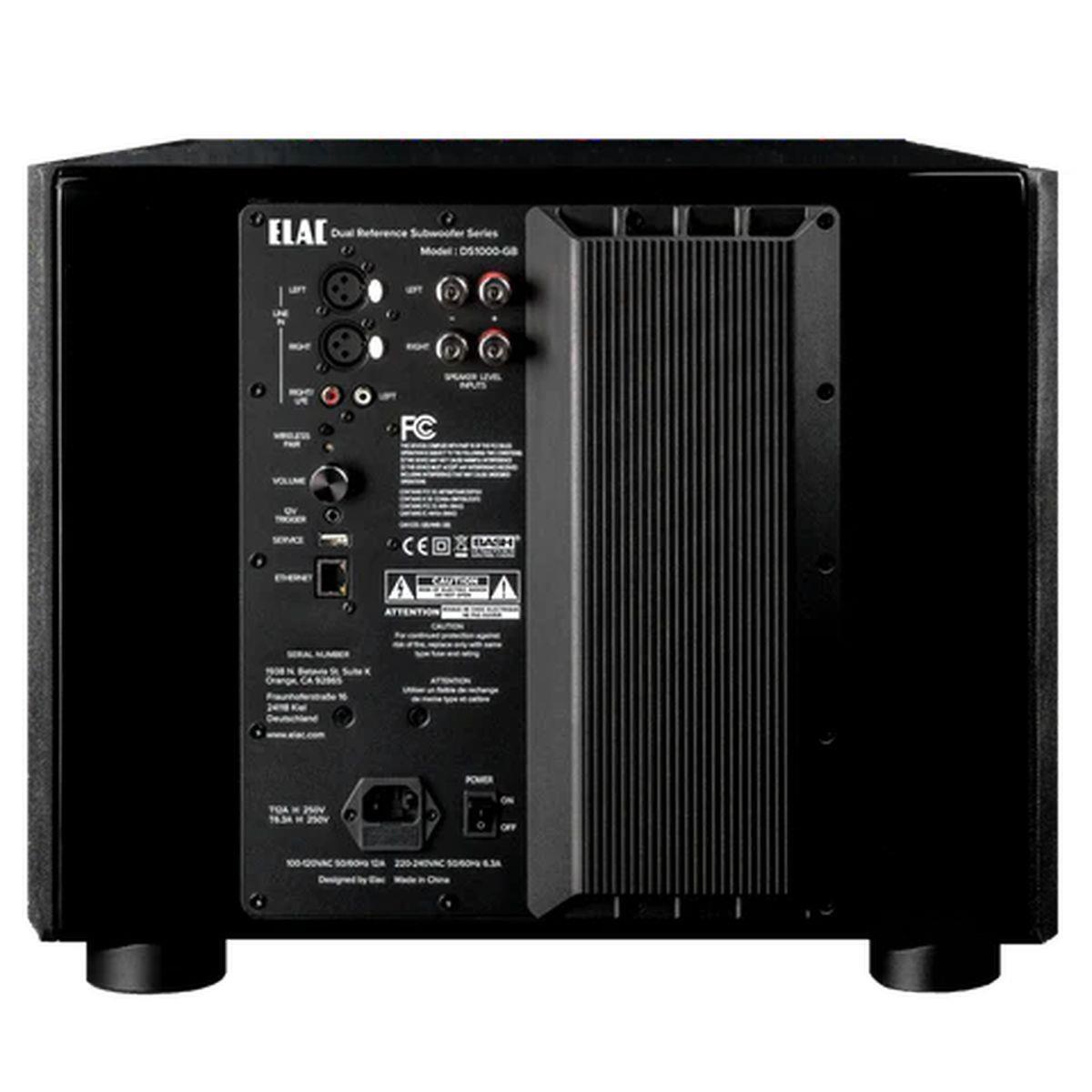 ELAC Varro Dual Reference DS1000 10" Ultra-Premium Powered Subwoofer - Gloss Black