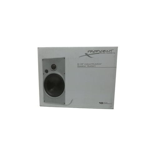 Proficient AW830WHT 8" 3-way Indoor/Outdoor Speaker - White
