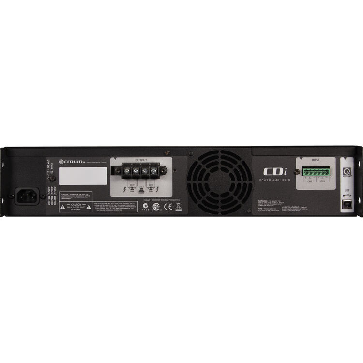 Crown Audio CDi 4000 Two-Channel Commercial Amplifier (1200W/Channel at 4 Ohms, 70V/140V)