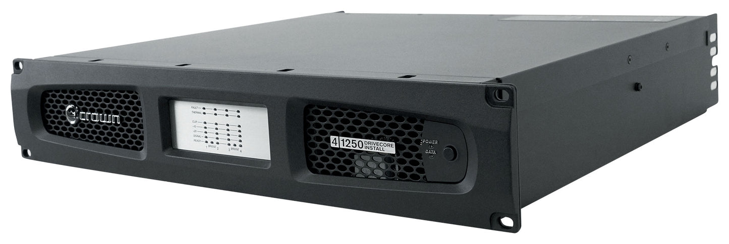 Crown Audio DCI 4|1250N DriveCore Install 4-Channel 1250W Network Amplifier with BLU Link