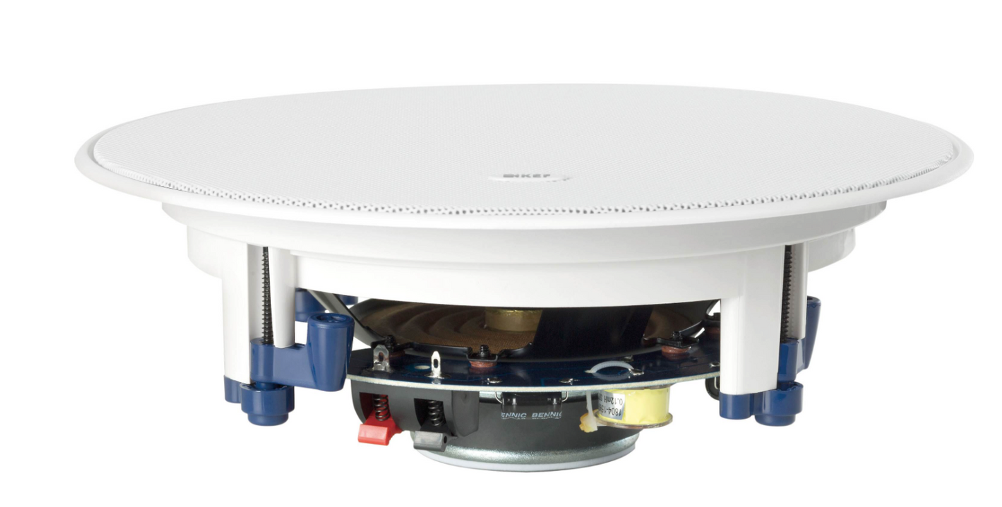 KEF CI200ER Ci-E Series 8" In-Ceiling Speakers (Pair) - White