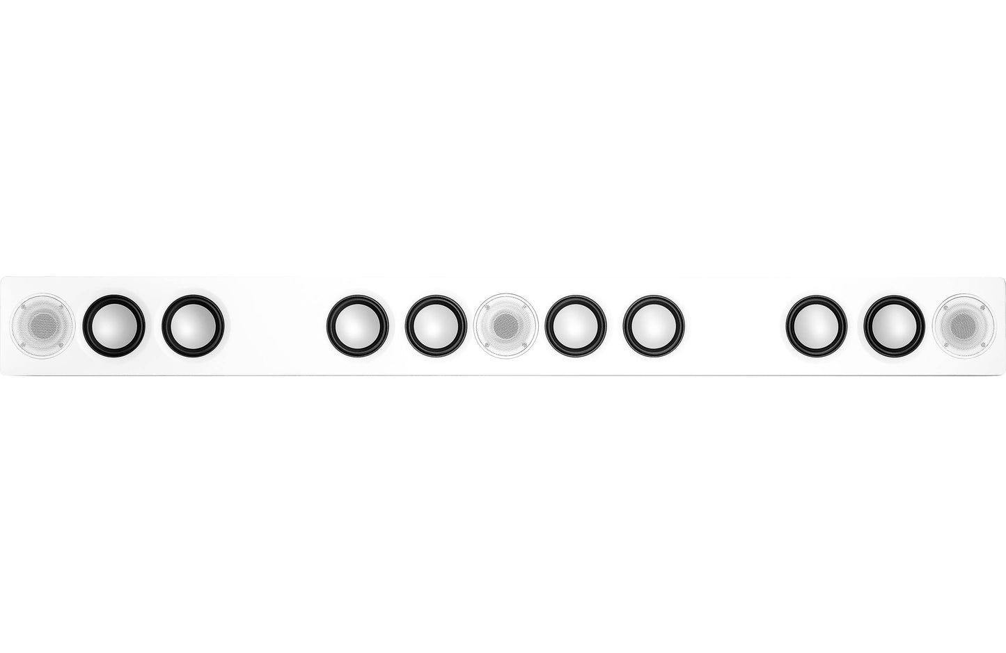Elac Muro MSB41L Passive 3-Channel Home Theater Soundbar MS-SB41L-BK (White, Each)