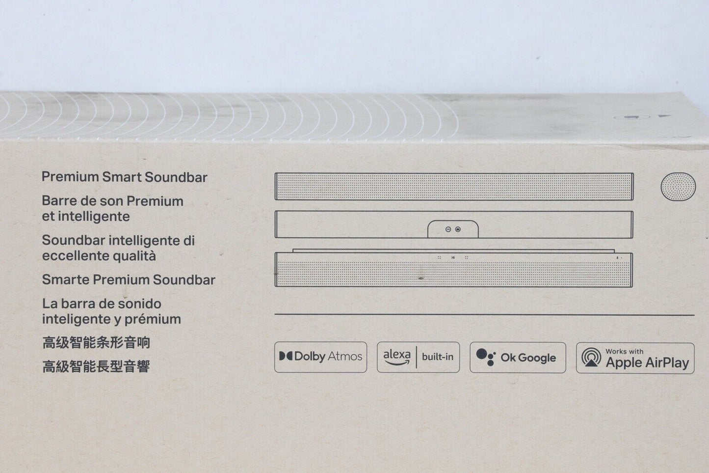 SONOS ARC SOUNDBAR ARCG1US1BLK BLACK & SONOS ARCWMWW1BLK MOUNT