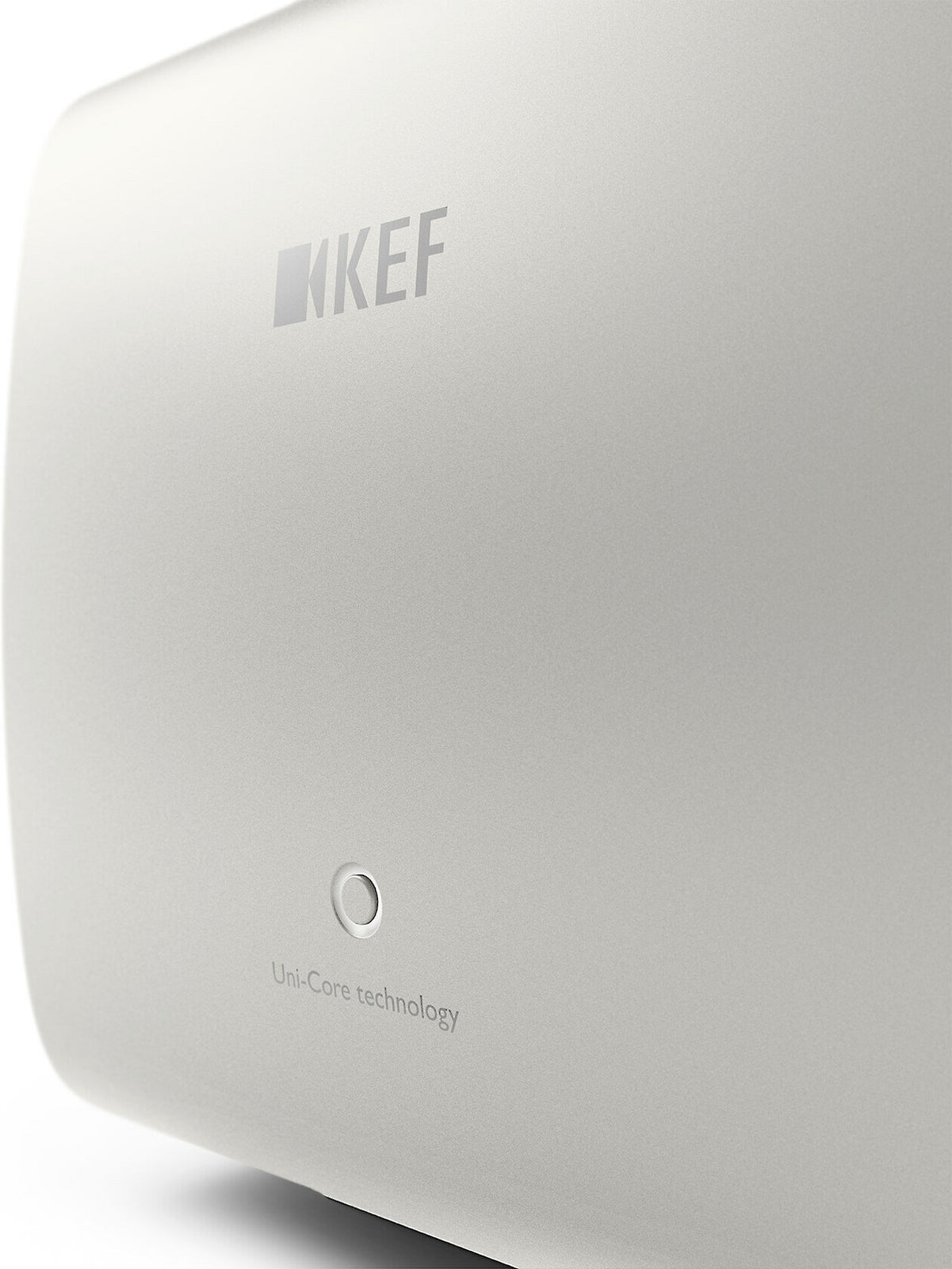 KEF KC62W Subwoofer - 1000W Amplifier, Dual 6.5" Drivers, White