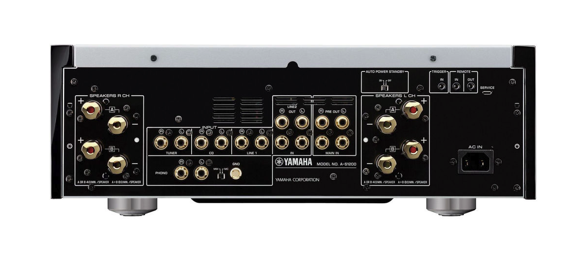 Yamaha A-S1200 Stereo 180W Integrated Amplifier (Black)