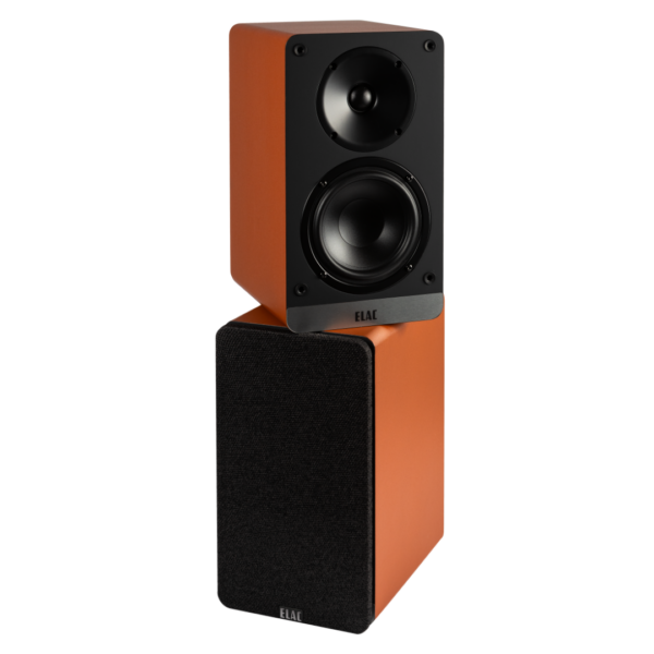 ELAC Debut ConneX DCB41-OR Powered bookshelf speakers with Bluetooth (Orange)