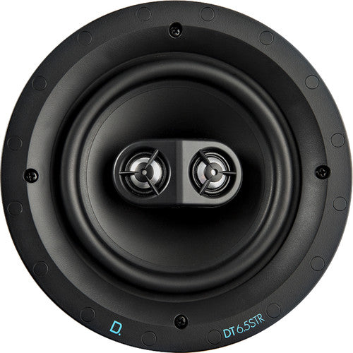 Definitive Technology DT6.5STR DT Series 6.5" Dual-Tweeter Two-Way In-Ceiling Speaker (White, Single) UGDB