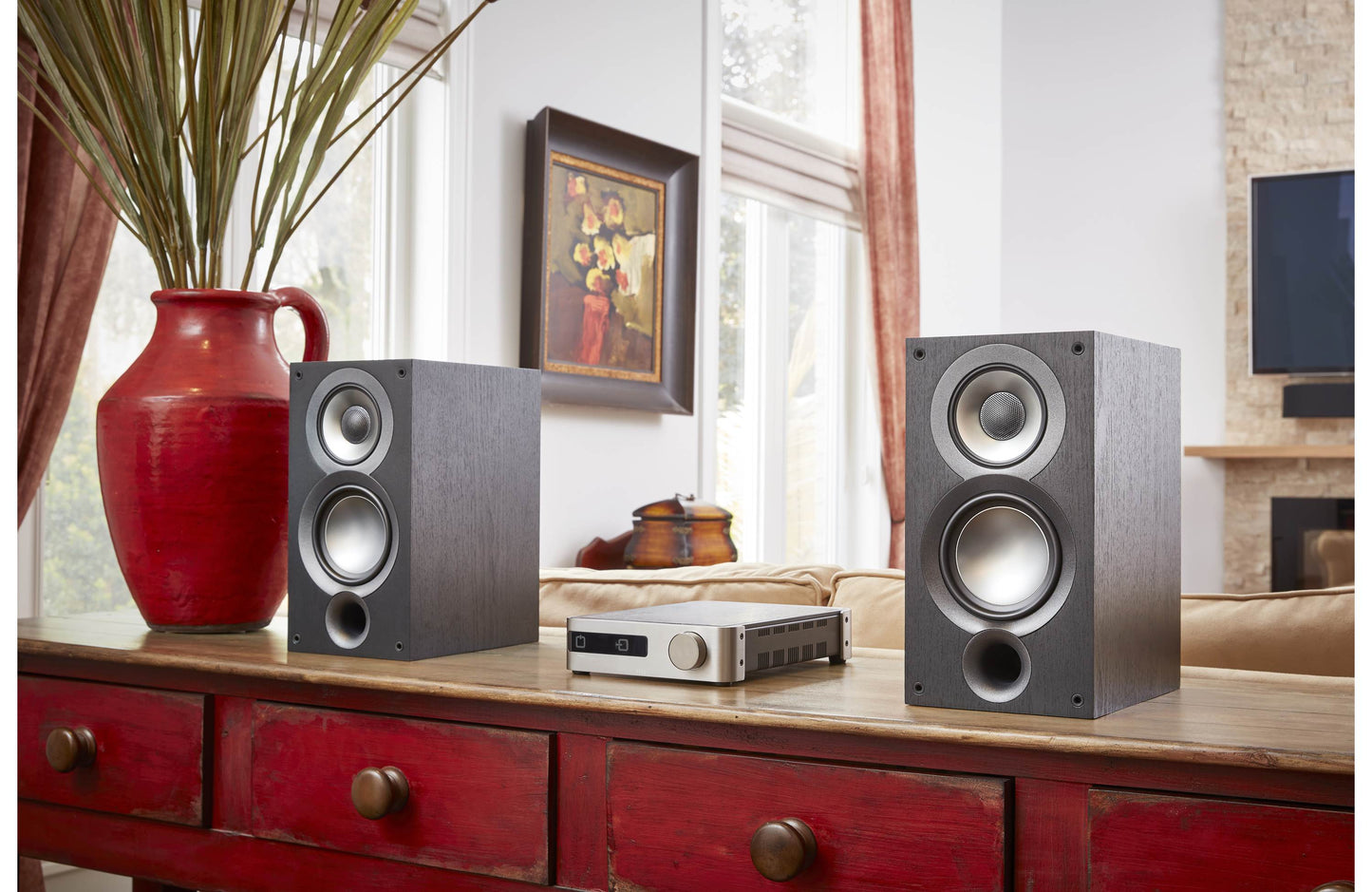 Elac Uni-Fi 2.0 UB52 Bookshelf Speakers (Pair), Black (UB52-BK)