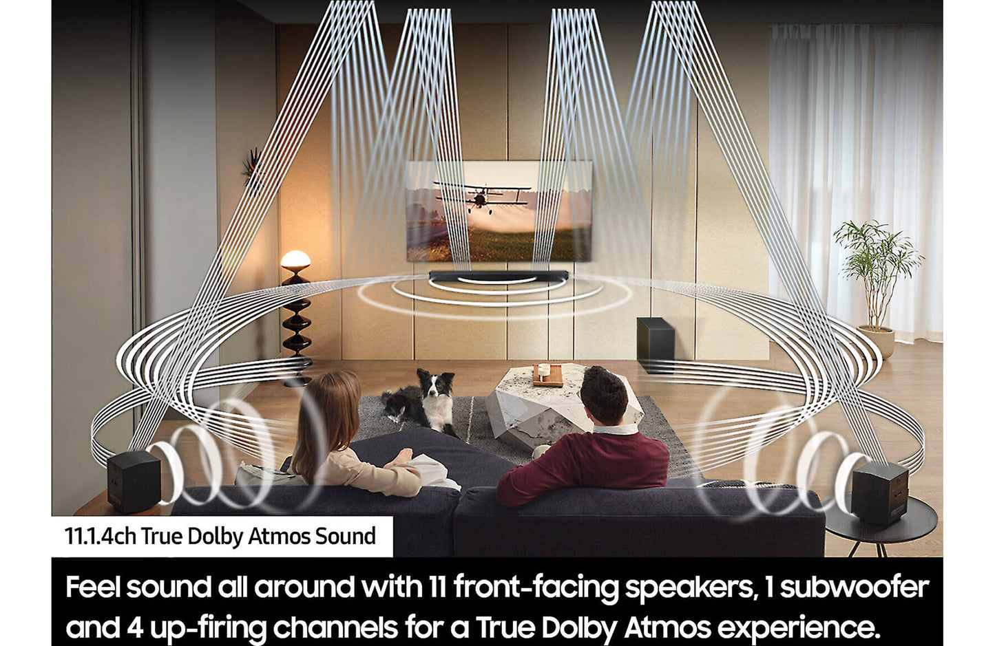 Samsung HW-Q990C Powered 11.1.4-Channel Soundbar System with Wi-Fi 2023 HW-Q990C/ZA