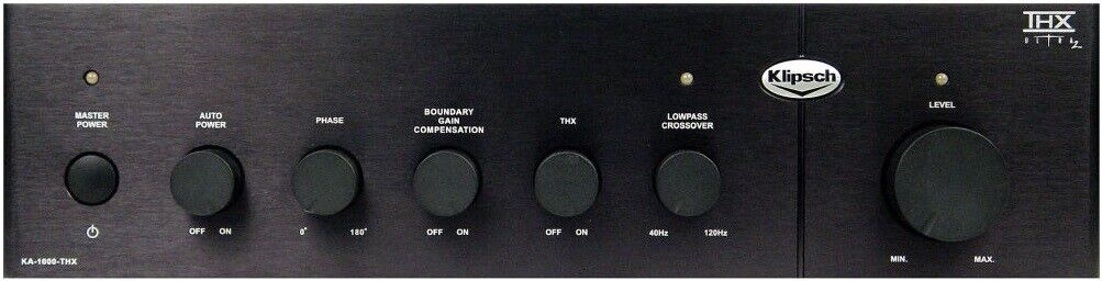 Klipsch KA-1000-THX 1000-Watt THX-Ultra2 Subwoofer Amp 1016569