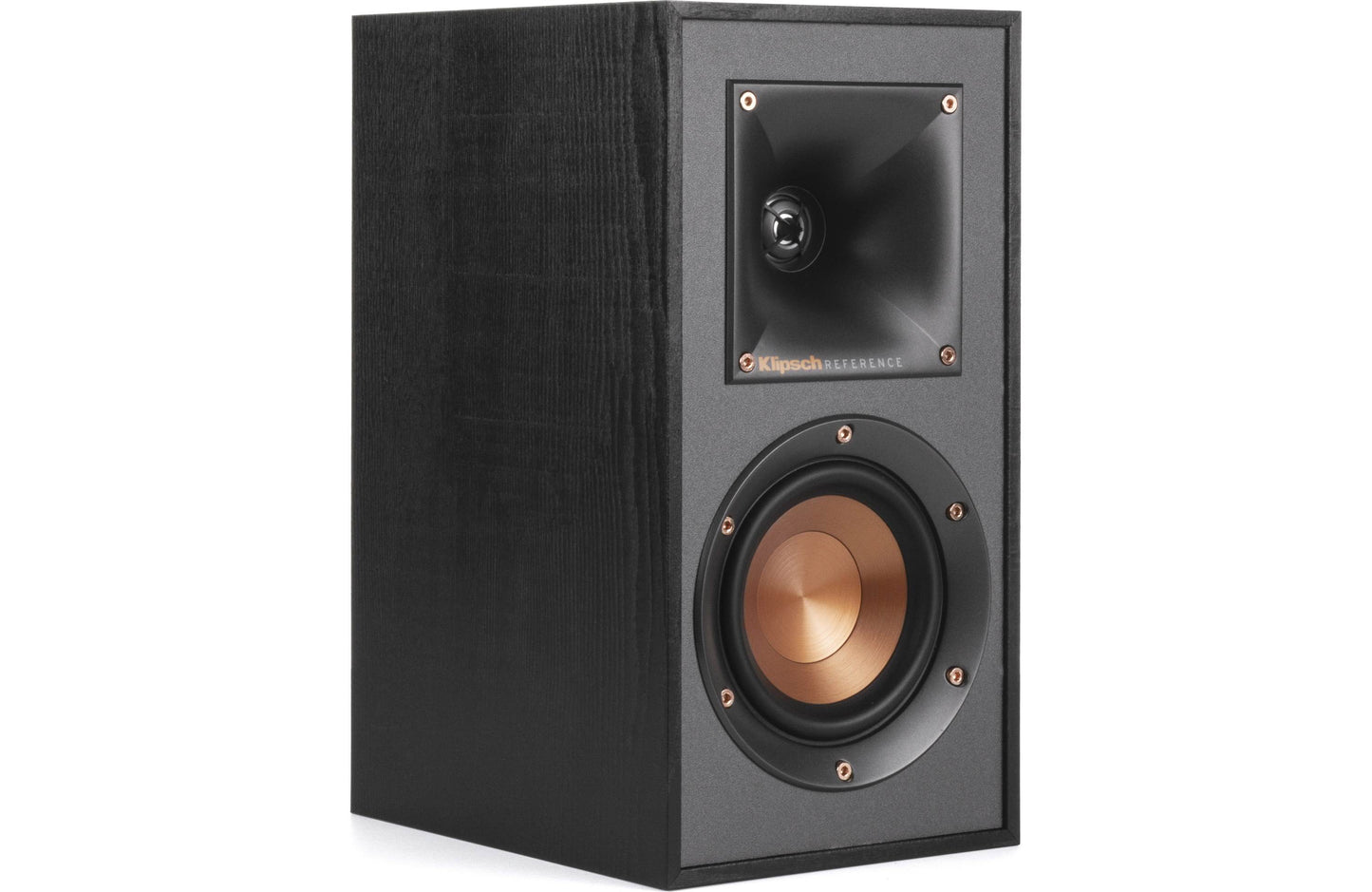 Klipsch R-41M Powerful Detailed Bookshelf Home Speaker Pair, Black (1065838)