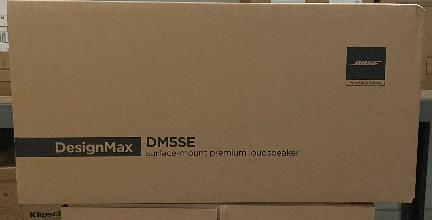 Bose Professional DesignMax DM5SE Surface Mounted Speakers (Pair, White) 829705-0210