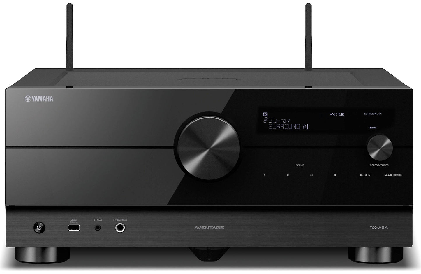 Yamaha AVENTAGE RX-A6A 9.2 Channel Home Theater Receiver with Dolby Atmos®, Wi-Fi®, Bluetooth®