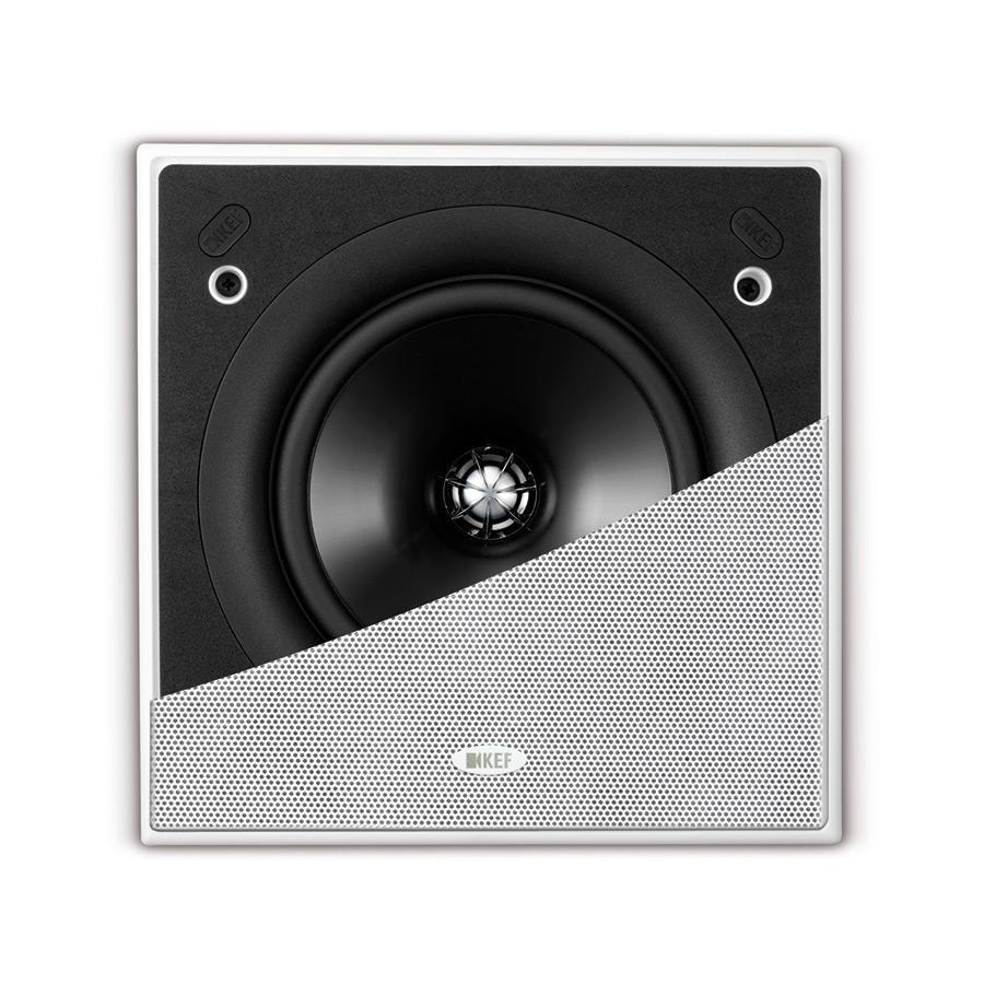 KEF Ci160QS - 6.5" Uni-Q SquareE 2 Way In-Wall Speaker (Each)
