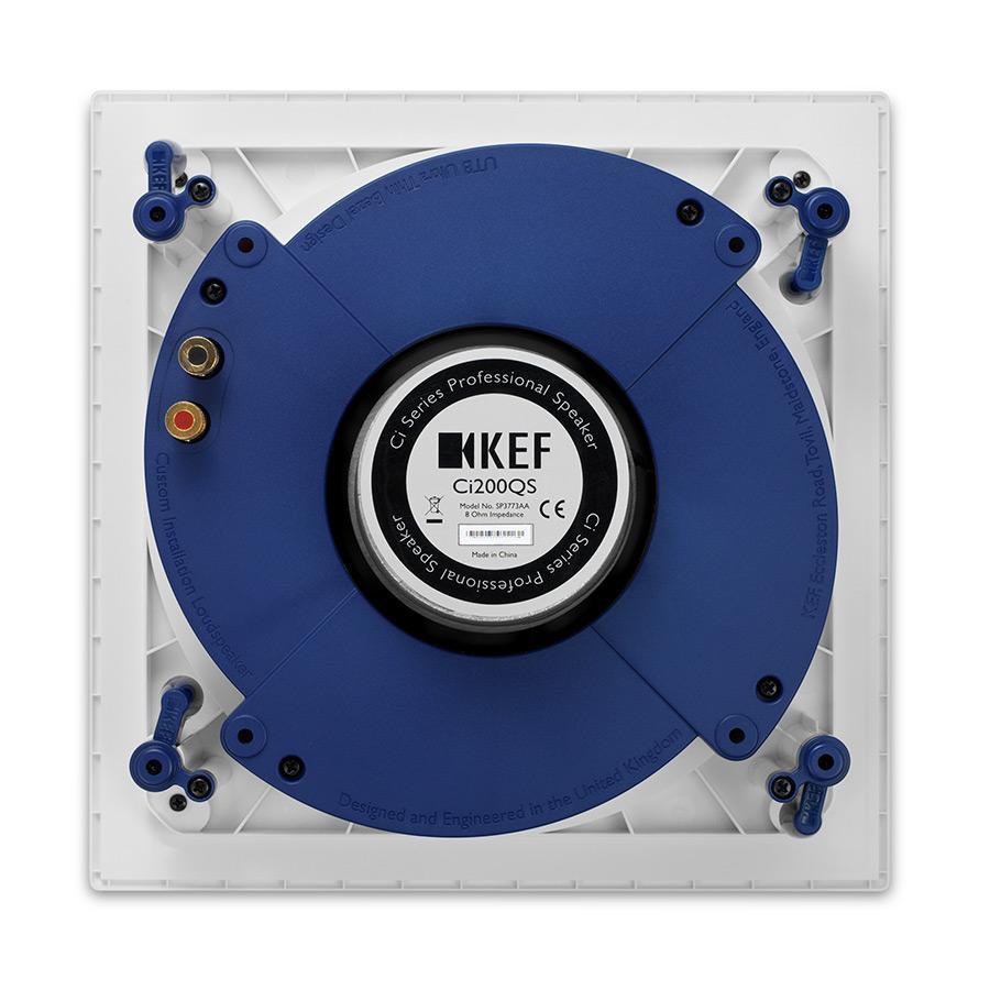 KEF Ci200QS Square In-Wall Uni-Q Driver Loudspeaker (Each)