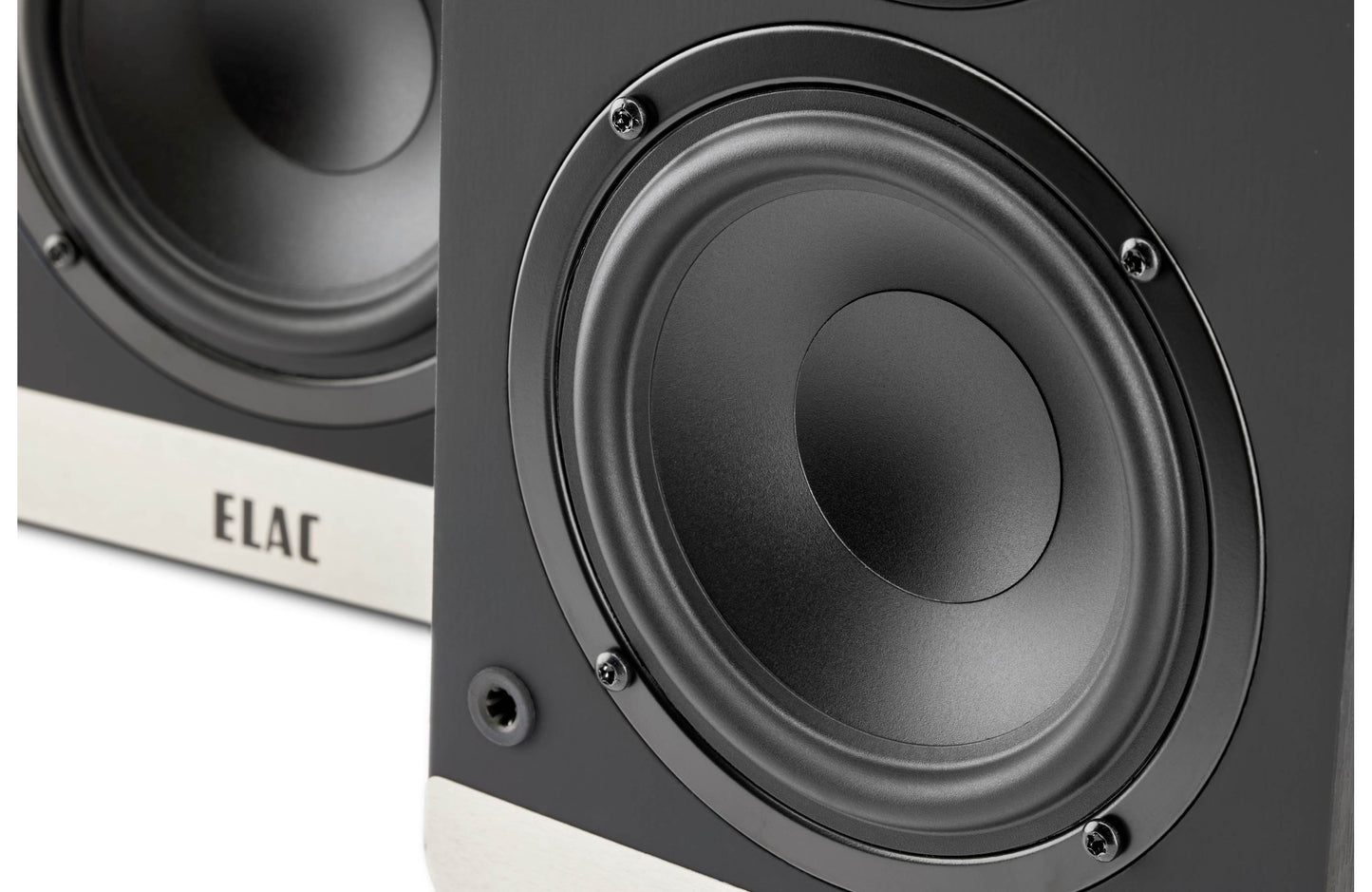 ELAC Debut ConneX DCB41-BK Powered Bookshelf Speakers with Bluetooth (Black)