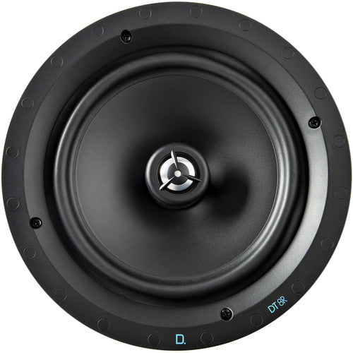 Definitive Technology DT8R DT Series 8" Two-Way In-Ceiling Speaker (White, Single) UGDD