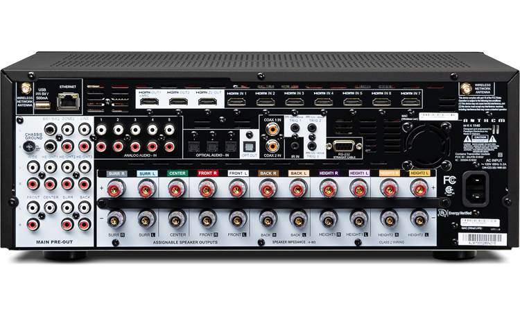 Anthem MRX 1140 8K 11.2-channel home theater receiver with Dolby Atmos®, Wi-Fi®, Bluetooth®, and Apple AirPlay® 2