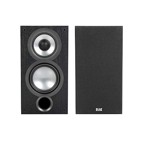 Elac Uni-Fi 2.0 UB52 Bookshelf Speakers (Pair), Black (UB52-BK)
