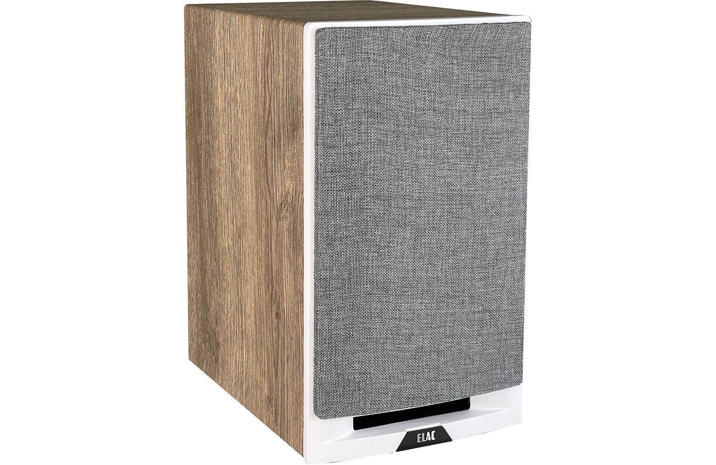 Elac UBR62-W 6-1/2” Uni-Fi Reference Bookshelf Speakers - White  with Oak (Pair)