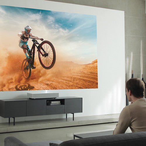 LG HU85LA Ultra Short Throw 4K UHD Laser Smart Home Theater Cinebeam Projector with Thinq Ai