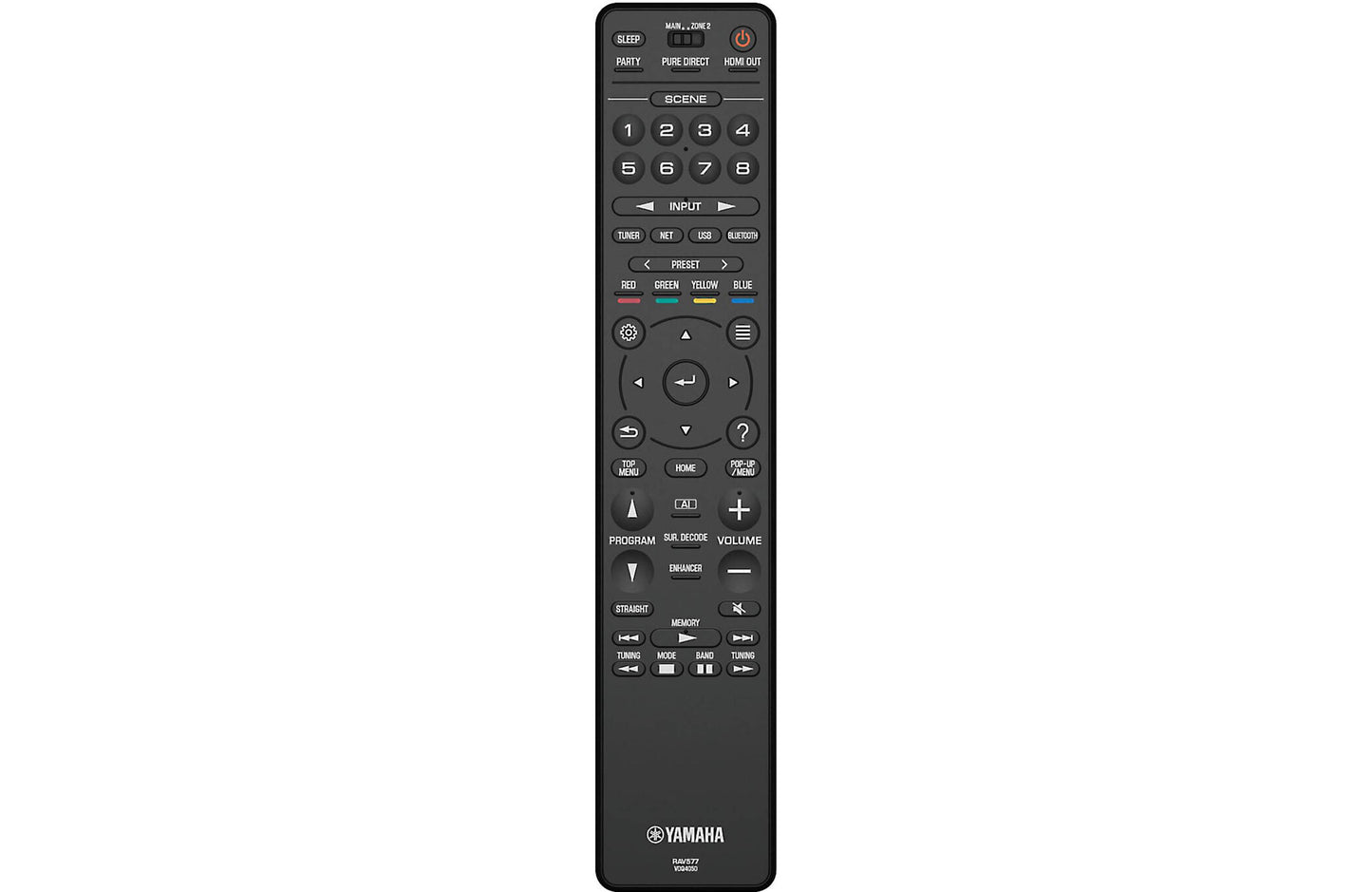 Yamaha AVENTAGE RX-A4A 7.2-channel home theater receiver with Dolby Atmos®, Wi-Fi®, Bluetooth®, Apple AirPlay® 2, and Amazon Alexa compatibility