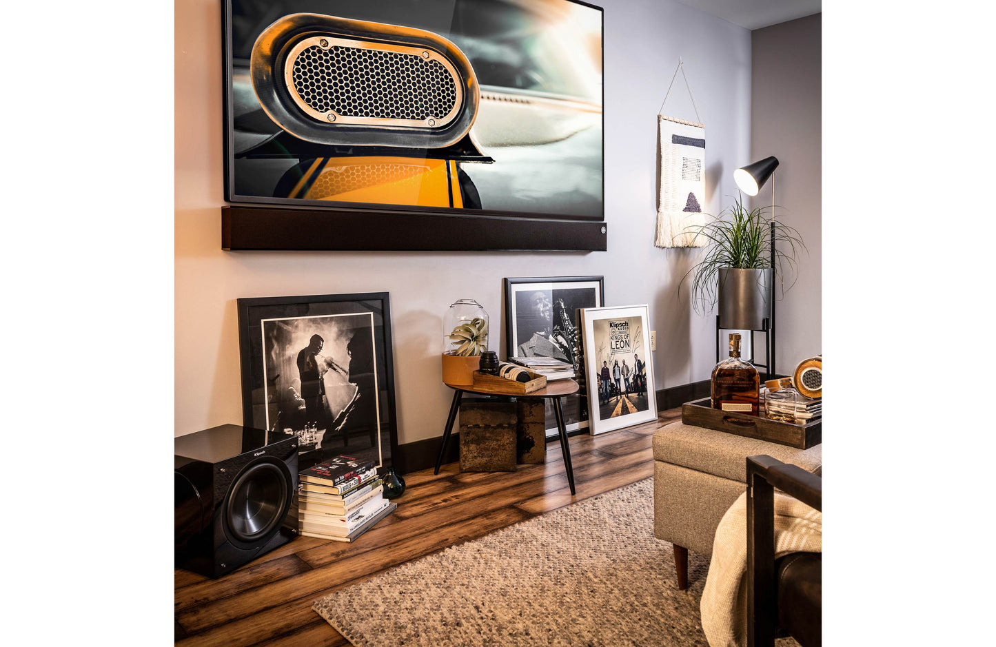 Klipsch Heritage Theater Bar - Passive Three-Channel Soundbar - Black Ash 1065987