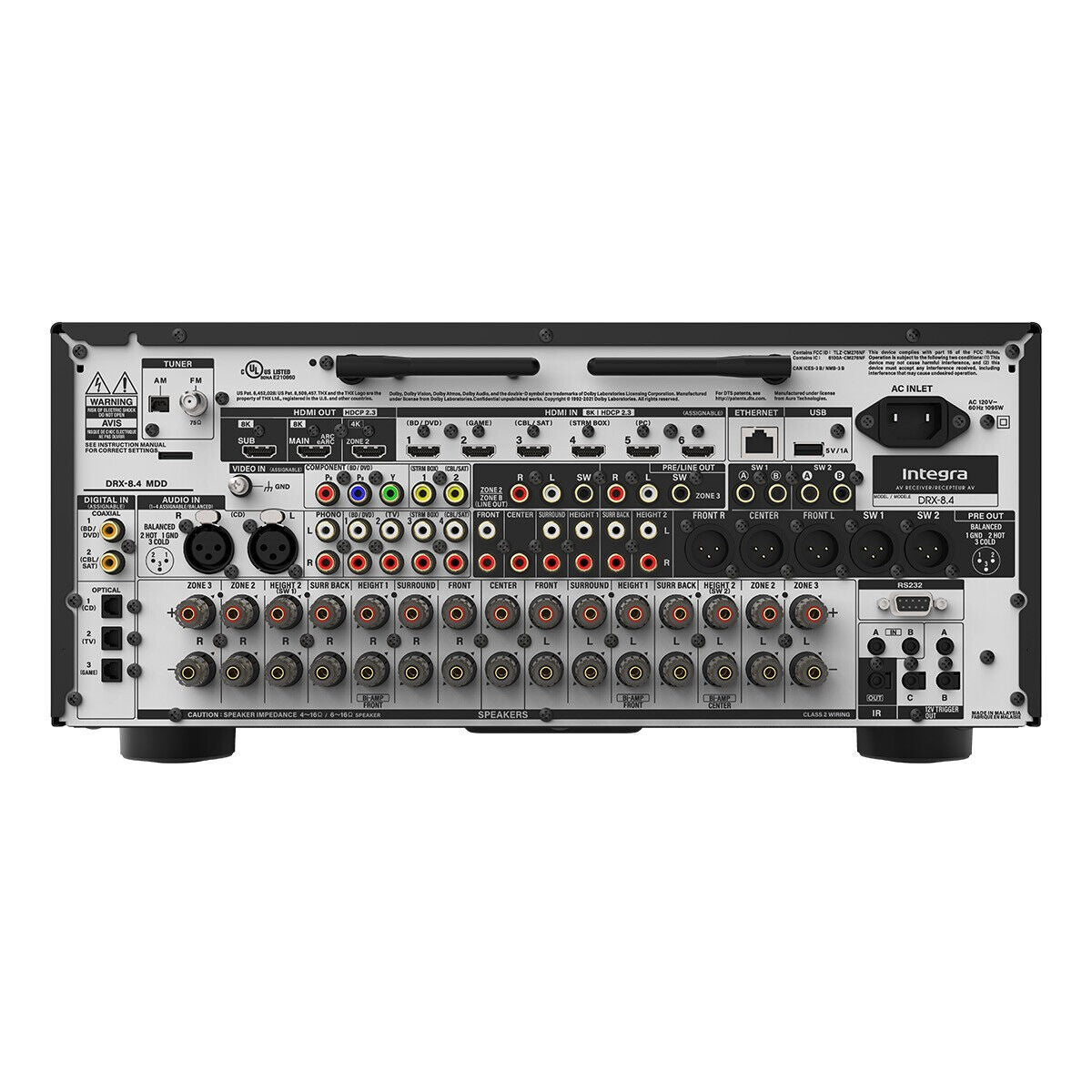 Integra DRX-8.4 11.4 Channel Network Home Theater A/V Receiver with Dolby