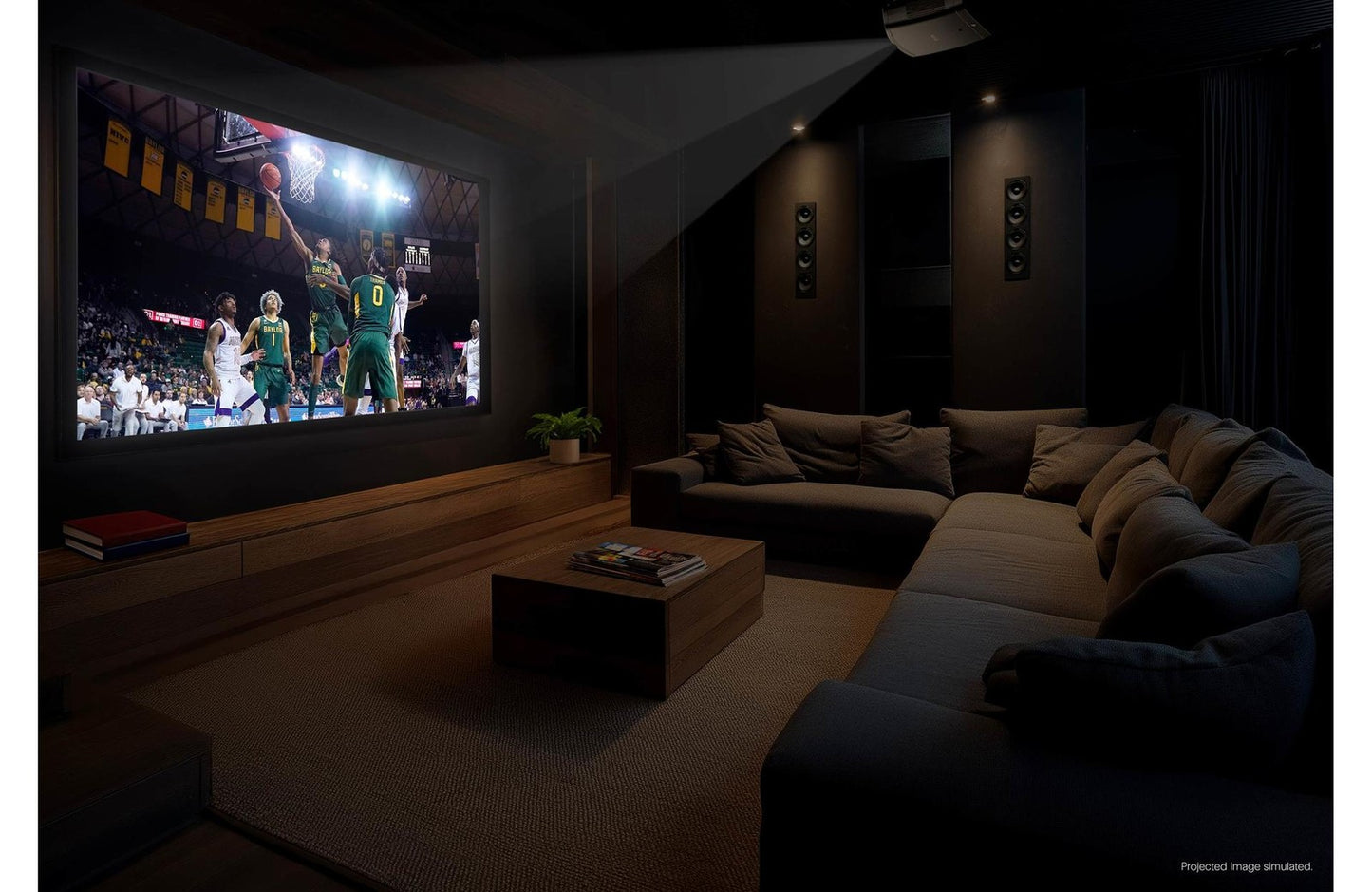 Epson Pro Cinema LS9000 4K Laser Projector, 2200 Lumens, Home Theater System