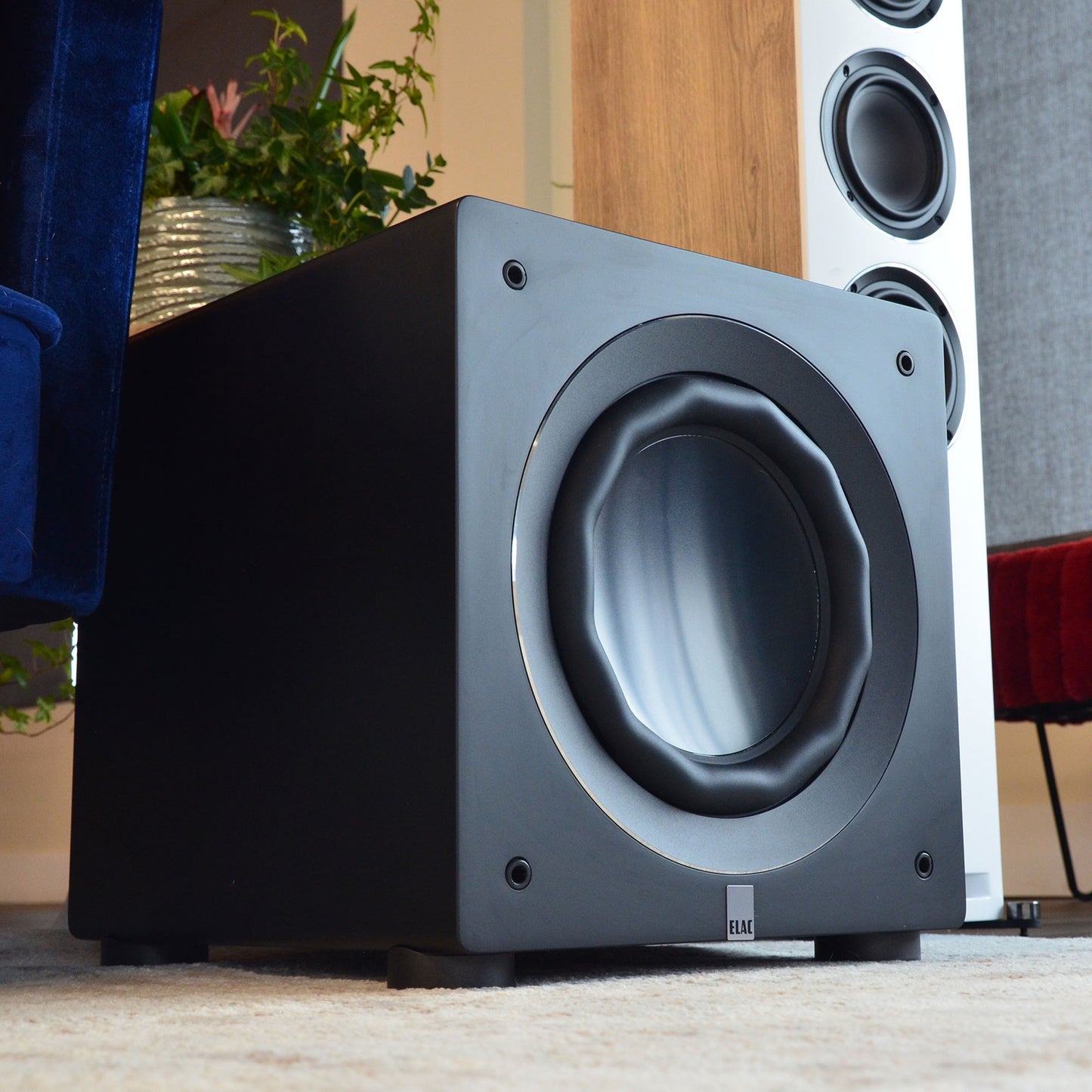 Elac RS500-SB - Varro Reference 10" 500 Watt Powered Subwoofer with Auto-EQ