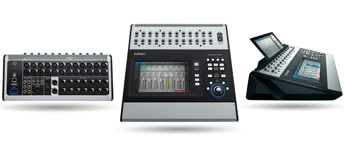 QSC TOUCHMIX-30 PRO-TD 32-Channel Compact Digital Mixer with Touchscreen