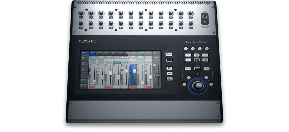 QSC TOUCHMIX-30 PRO-TD 32-Channel Compact Digital Mixer with Touchscreen