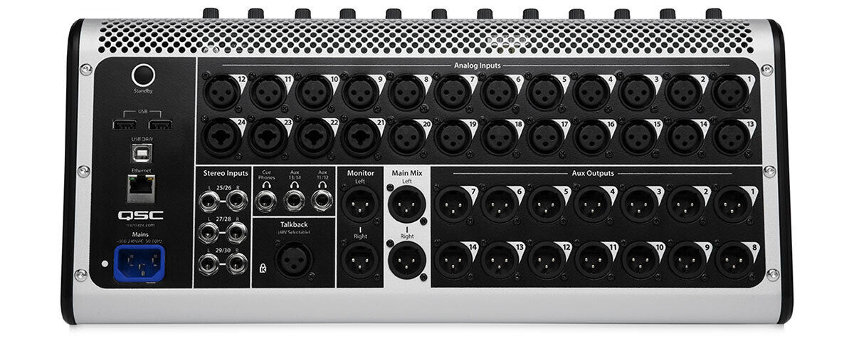 QSC TOUCHMIX-30 PRO-TD 32-Channel Compact Digital Mixer with Touchscreen