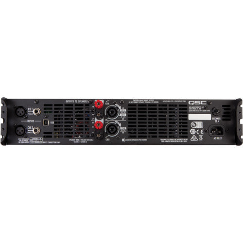 QSC GXD8 High-Performance Class D Power Amplifier with DSP