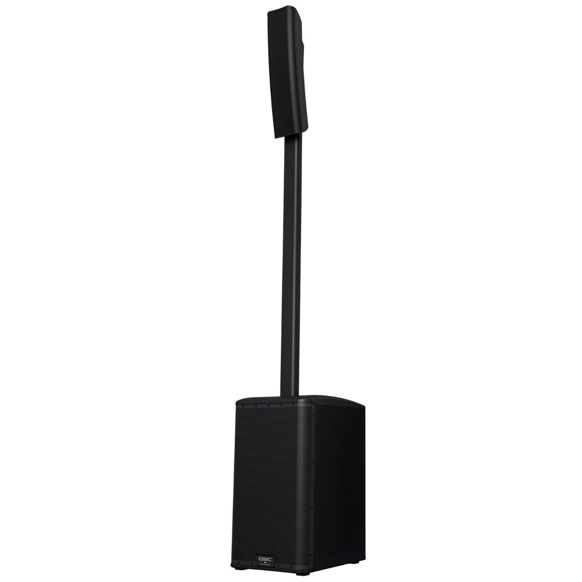 QSC KC12-BK 3000 Watt Active Powered 3-Way Column Loudspeaker System Black