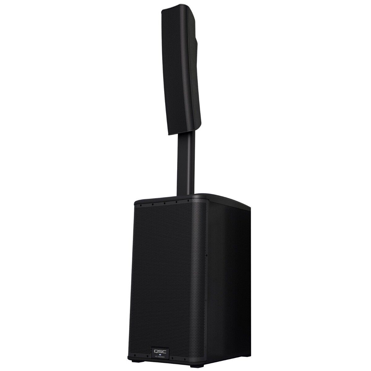 QSC KC12-BK 3000 Watt Active Powered 3-Way Column Loudspeaker System Black