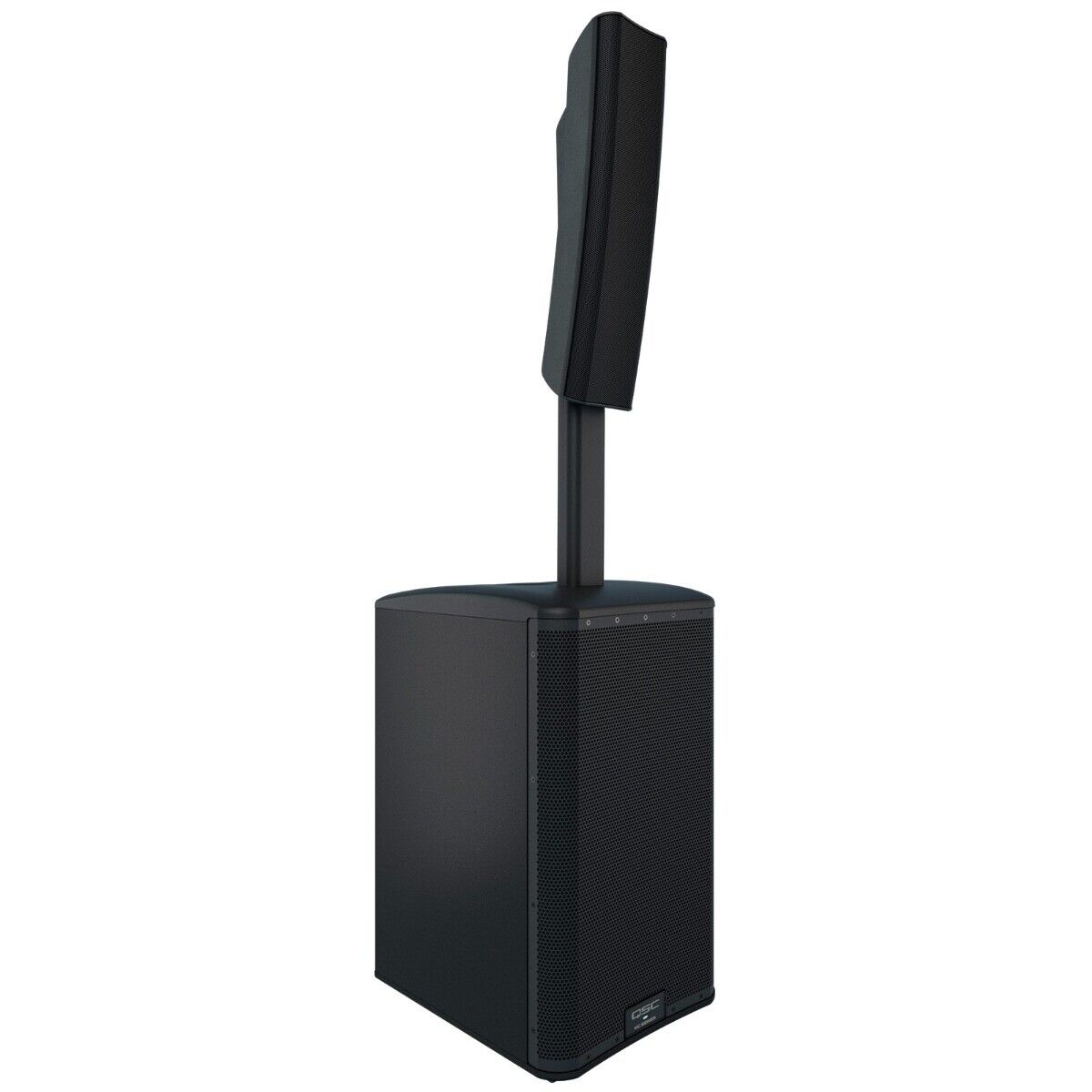 QSC KC12-BK 3000 Watt Active Powered 3-Way Column Loudspeaker System Black
