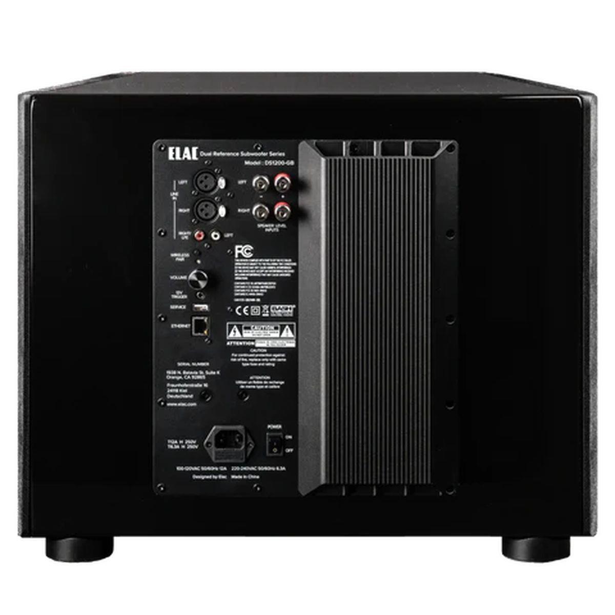 ELAC Varro Dual Reference DS1200 12" 1200W Powered Subwoofer - Gloss Black
