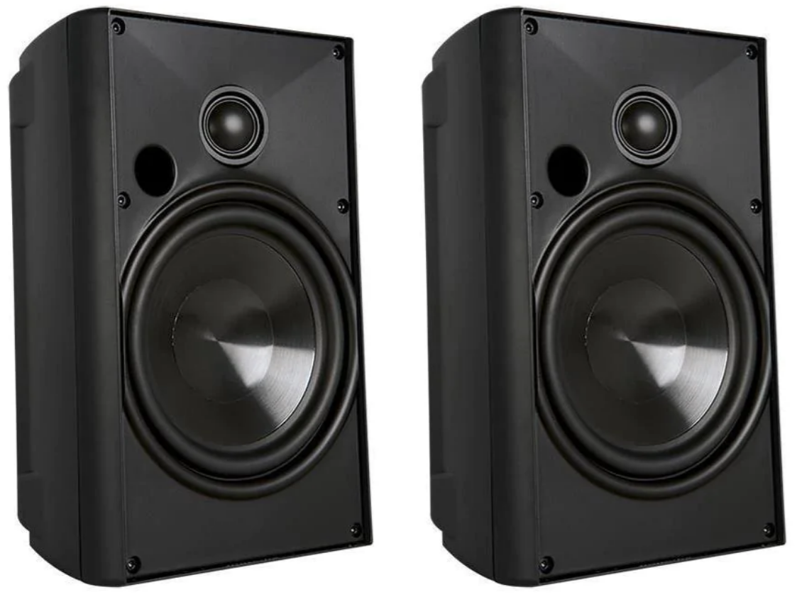 Proficient AW650BLK All-Weather 6.5" Indoor/Outdoor Speakers – Black