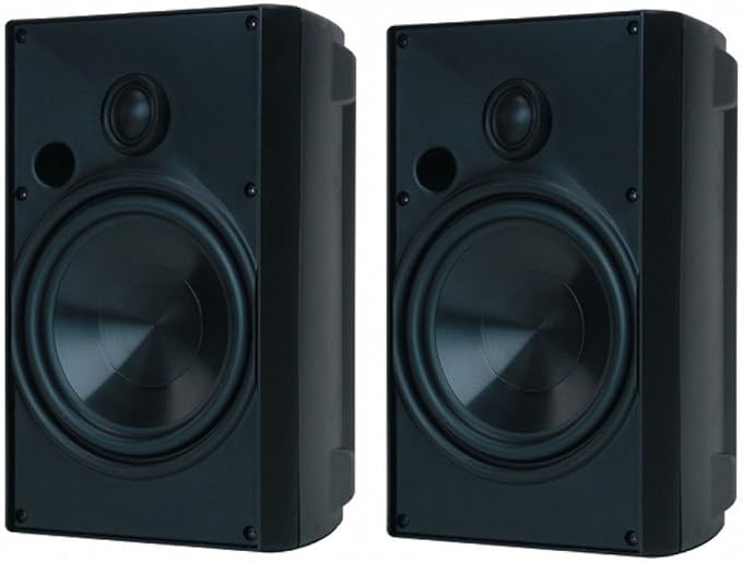 Proficient AW650BLK All-Weather 6.5" Indoor/Outdoor Speakers – Black