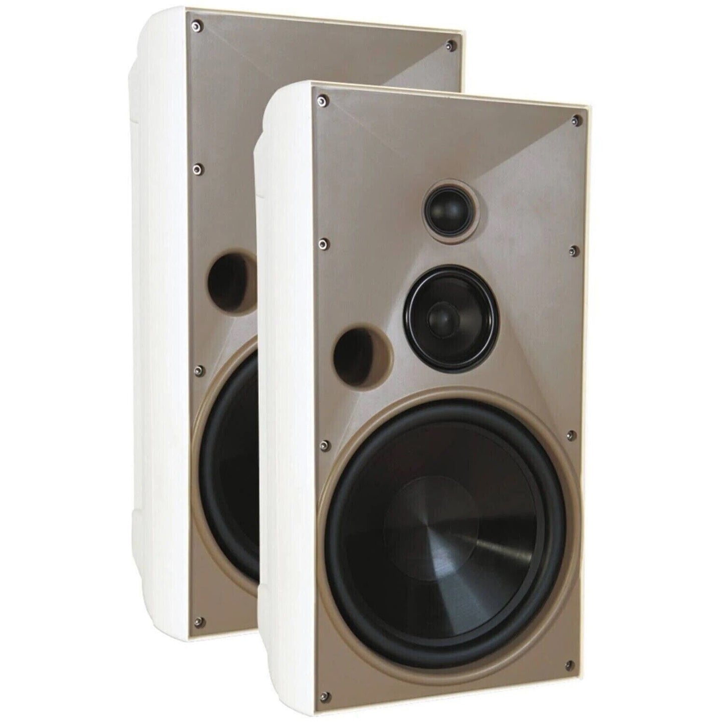 Proficient AW830WHT 8" 3-way Indoor/Outdoor Speaker - White