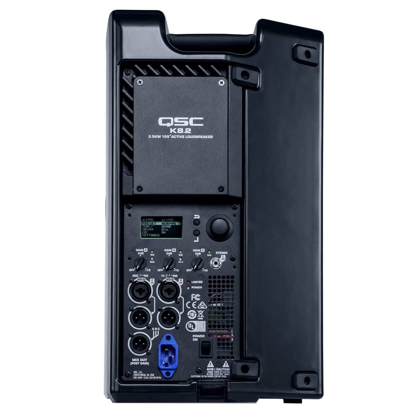 QSC K8.2 – 2000W 8" High-Performance Powered Loudspeaker K.8.2