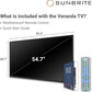 SunBrite Veranda 2 Series 55-inch Full Shade Outdoor TV | 4K Ultra HD HDR LED Weatherproof Television (SB-V-55-4KHDR-BL)