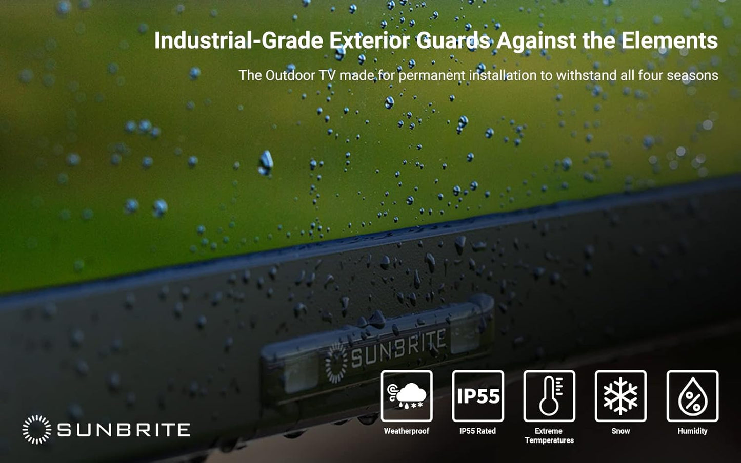 SunBriteTV Veranda Series 65" Class LED Outdoor Full Shade 4K UHD TV SB-V-65-4KHDR-BL