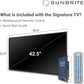 SunBrite 43-Inch Outdoor Television 4K with HDR - Signature 2 Series - for Partial Sun SB-S2-43-4K-BL (Black)