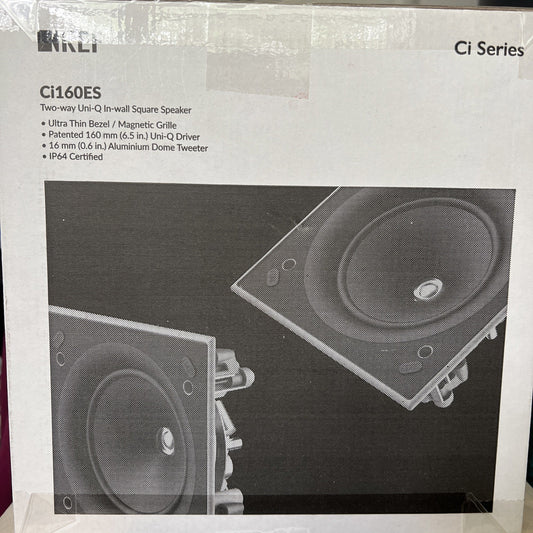 KEF Ci160ES Ci-E Series In-Wall Speaker - Pair