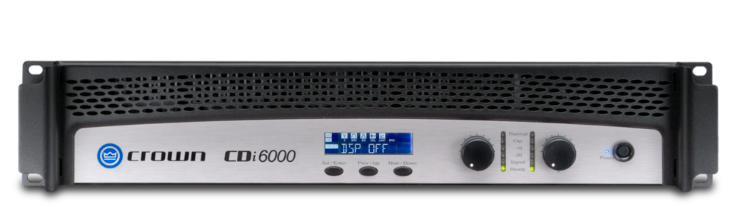 Crown Audio CDi 6000 Two-Channel Commercial Amplifier (2100W/Channel at 4 Ohms, 70V/140V)
