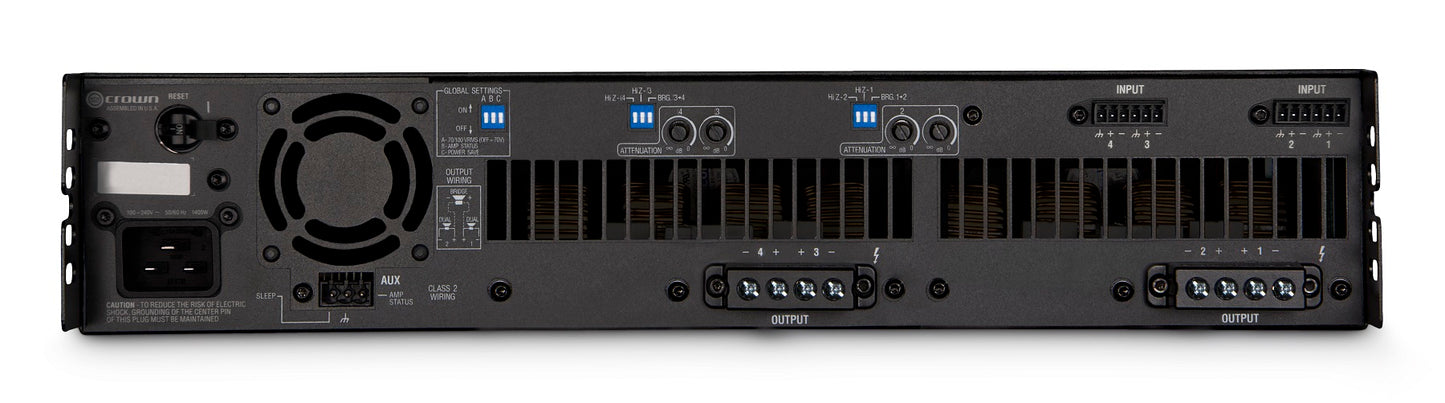 Crown Audio DCI 4|1250N DriveCore Install 4-Channel 1250W Network Amplifier with BLU Link