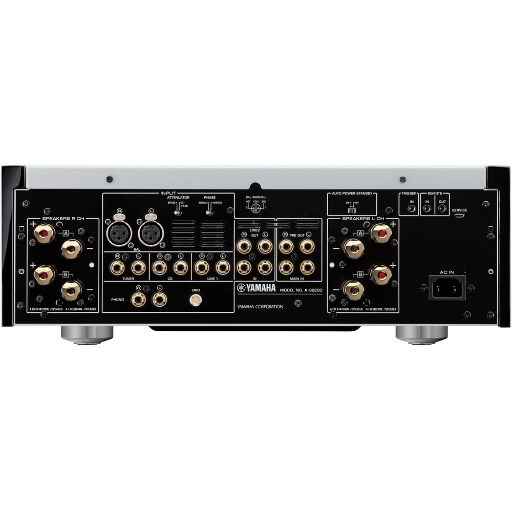 Yamaha A-S2200 Stereo 180W Integrated Amplifier (Black)