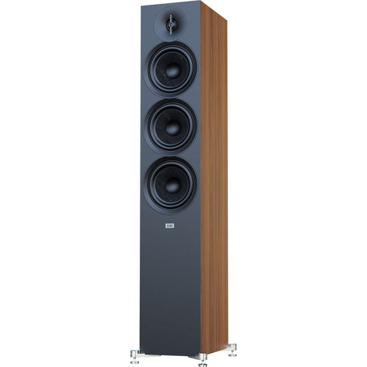 ELAC Debut 3.0 DF63 6.5" Floorstanding Speaker for Home Theater, Walnut Each